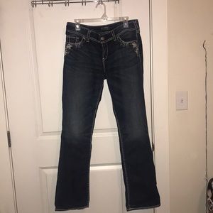 Silver jeans. size 31W 33L. NWOT.